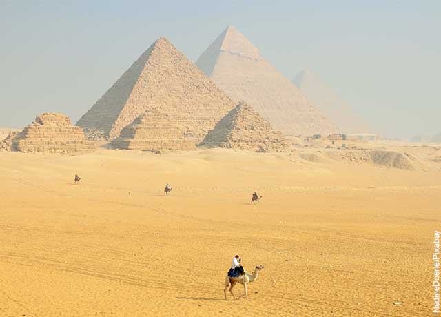 Foto de las pirámides de Egipto