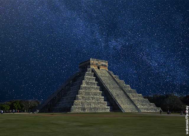 Foto de la pirámide de Chichen Itzá