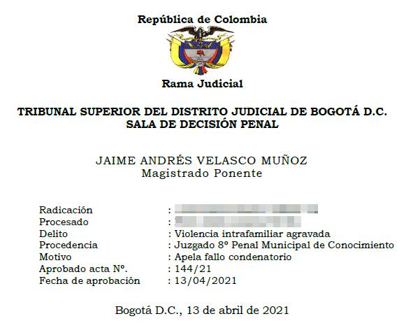 Print de sentencia