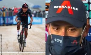 Egan Bernal llora al liderar Giro de Italia tras ganar novena etapa