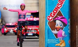 Egansito: El homenaje de Gansito a Egan Bernal tras ganar Giro de Italia