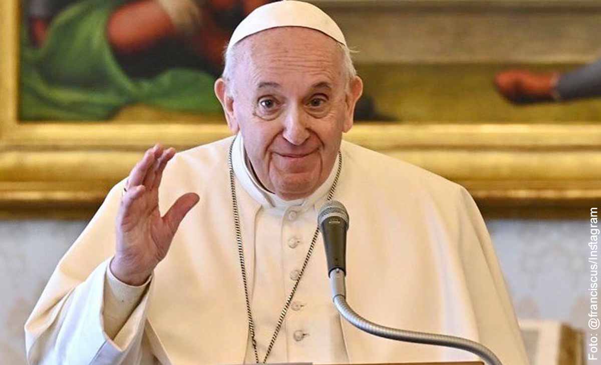 Papa Francisco da mensaje y se le ve preocupado por Colombia