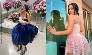 Andrea Valdiri sorprendió con atrevido baile a pocos días de dar a luz