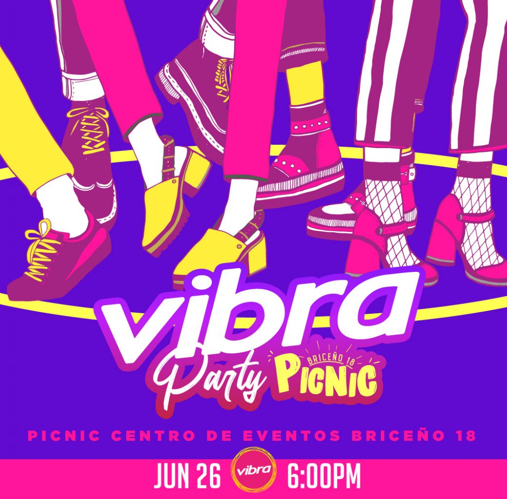 Posteo de la #VibraParty en formato Picnic
