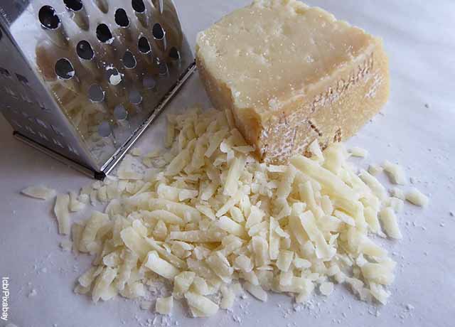 Foto de queso rallado