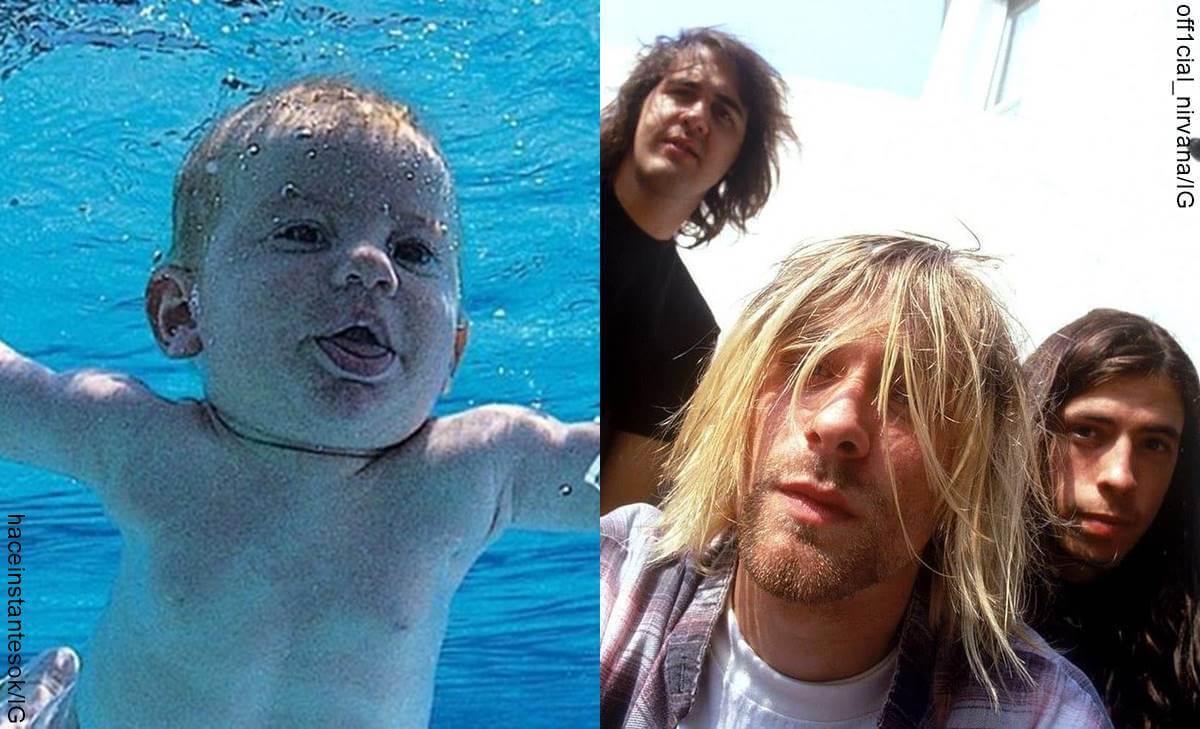 Bebé que fue portada del disco 'Nevermind' demanda a Nirvana