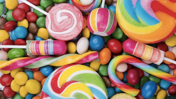 Foto de dulces de colores