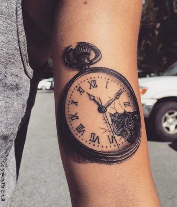 Tatuaje de best sale reloj de mano