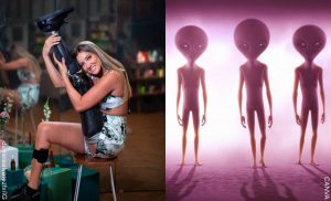 Daniella Álvarez vio un alien y relató su experiencia