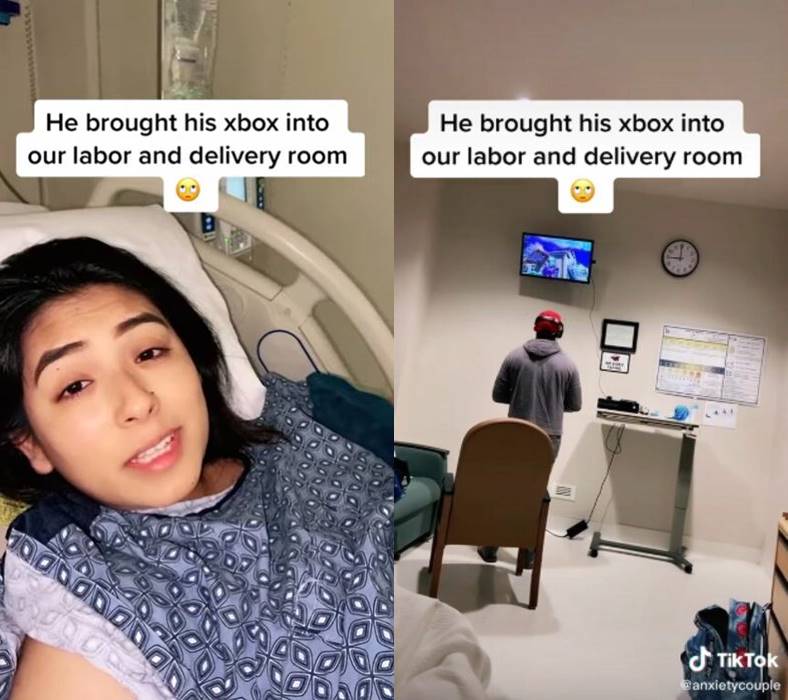 Joven jugó Xbox mientras su novia estaba de parto, ¡y en el hospital!