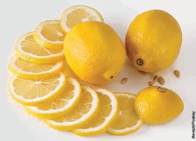 Foto de limones en rodajas