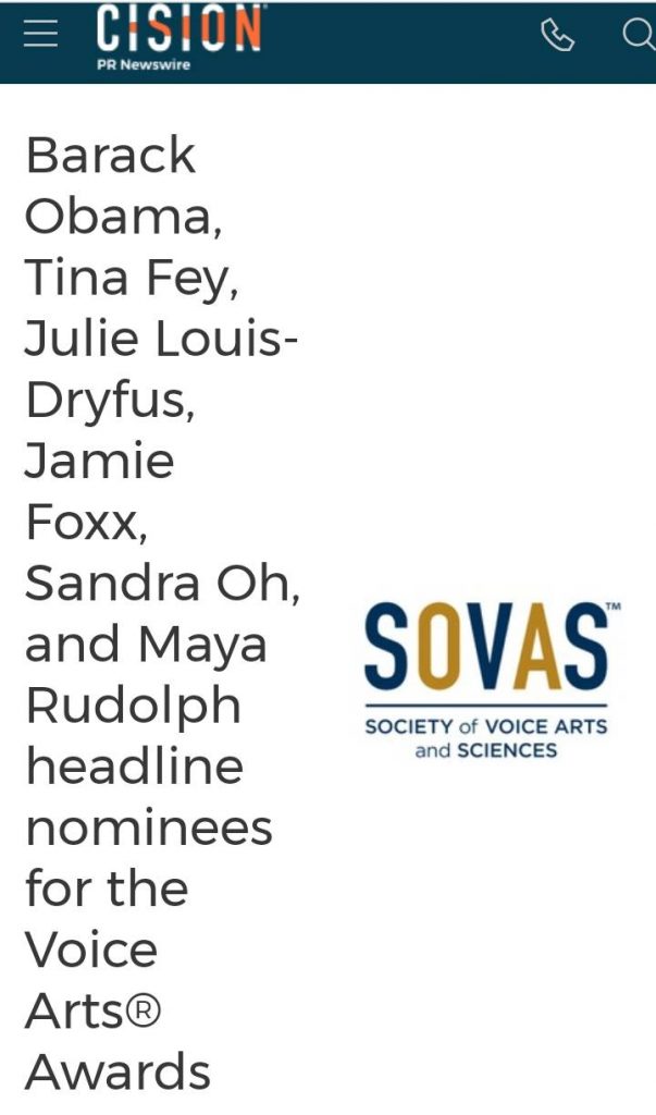 Nominados al SOVAS