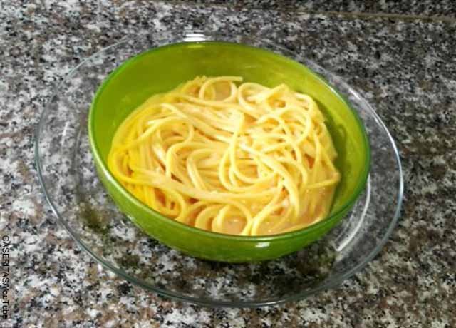 Foto de un bol con pasta