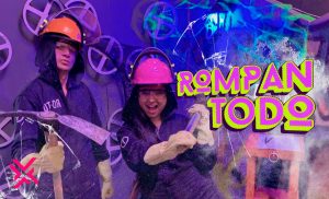 Rompan todo, para liberarte del estrés