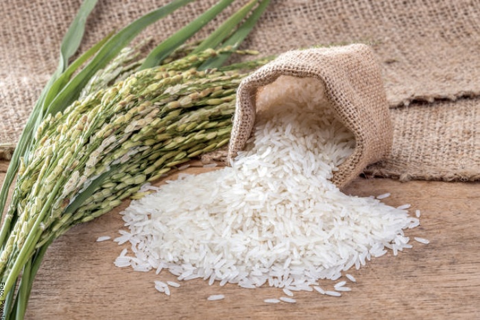Foto de costal de arroz