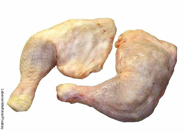 Foto de pierna de pollo