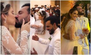 Los detalles de la lujosa boda de Laura de León y Salomón Bustamante