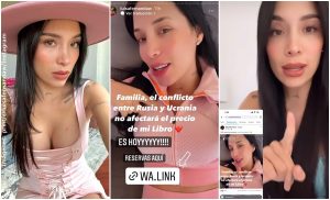 Luisa Fernanda W desmintió imagen falsa en la que menospreciaba lo ocurrido en Ucrania