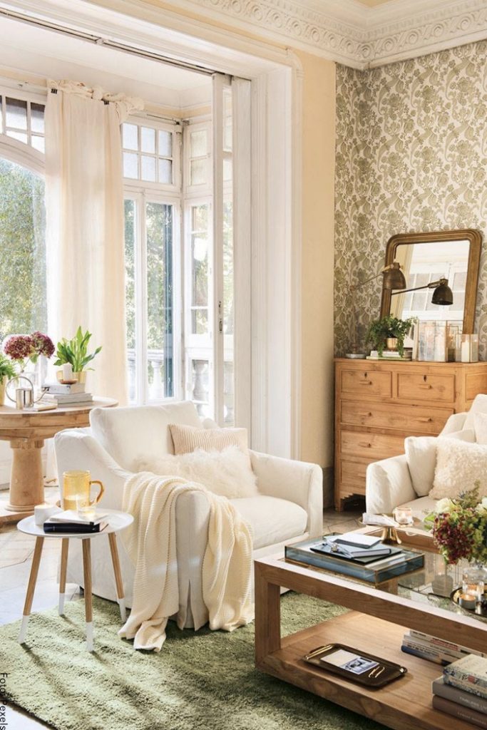 Foto espejo de decoración