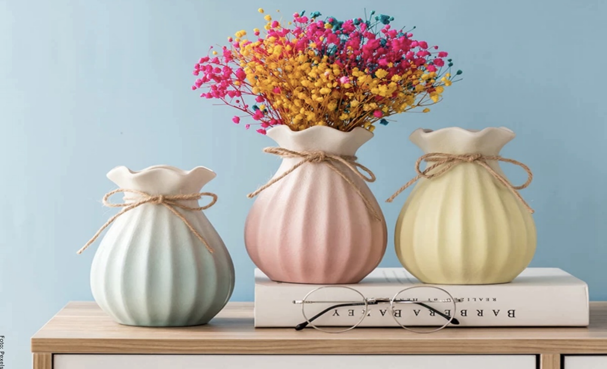Floreros decorativos, ¿cómo hacerlos en casa?