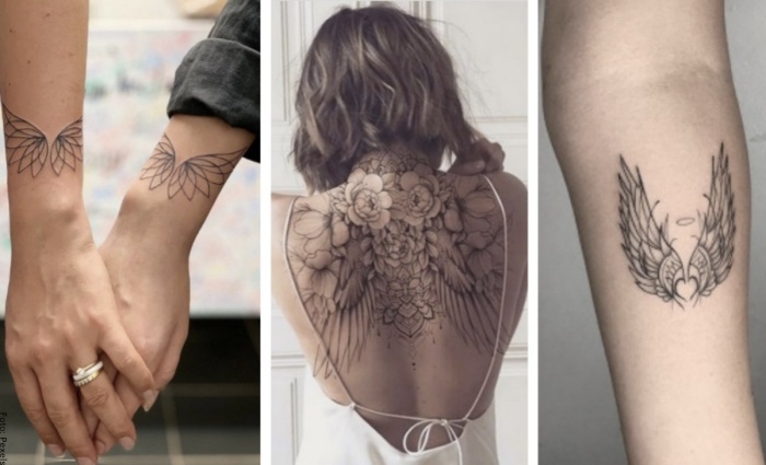 Foto tatuajes de alas