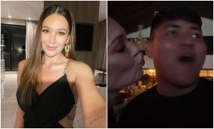 Influencer le negó beso a Lina Tejeiro y causo miles de risas en redes