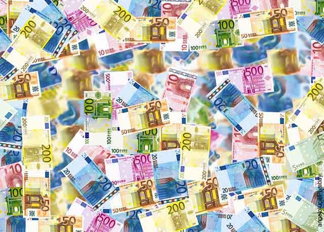 Foto de billetes de Euro