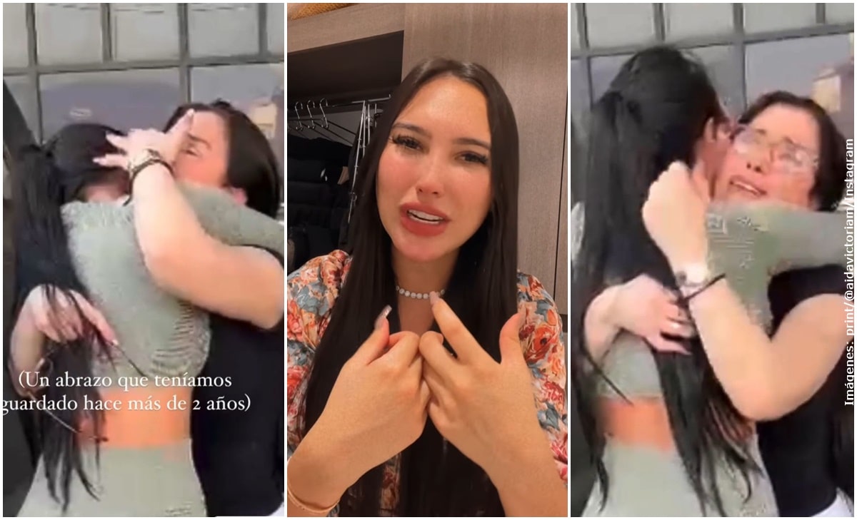 Aída Victoria M. reveló video de emotivo reencuentro con su madre