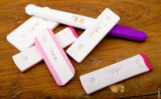 Fotos de distintos tipos de test de embarazo