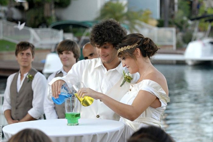Foto de ritual de agua boda
