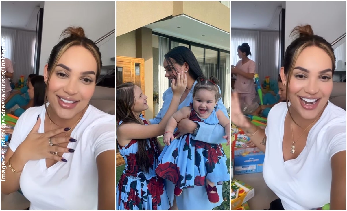 Andrea Valdiri celebrará el cumpleaños de Adhara con los hijos de sus