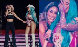 Después de 11 años, Anahí volvió a los escenarios en concierto de Karol G