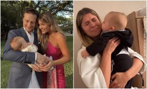Laura Tobón mostró a su bebé gateando por primera vez y conmovió a más de uno