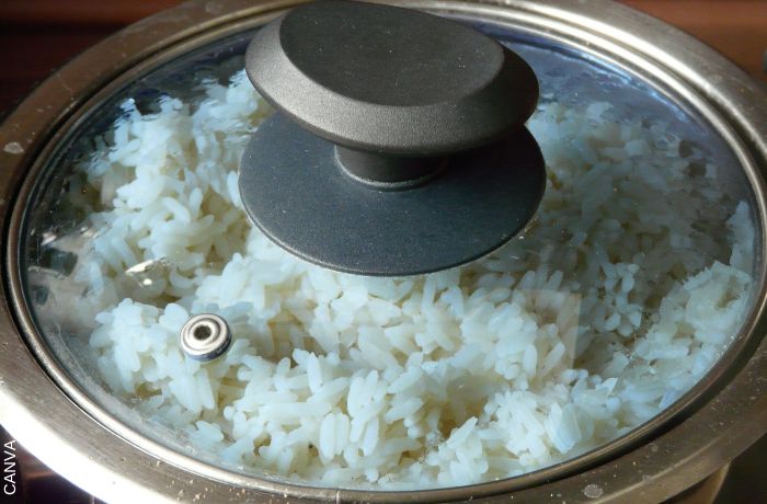 Foto de olla de arroz