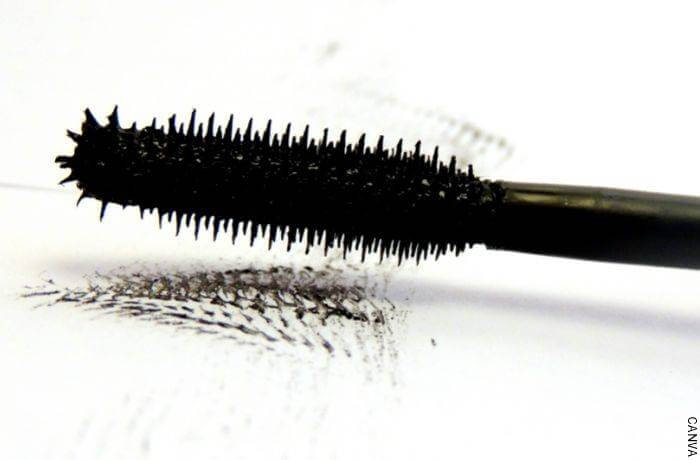 Foto de cepillo de pestañina en prmer plano
