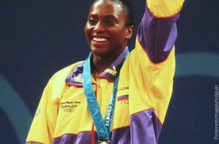 Foto de María Isabel Urritia en los Juegos Olímpicos del 2002
