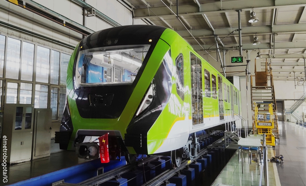 Claudia López dio a conocer el primer prototipo del Metro de Bogotá