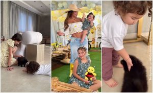 Hija de Andrea Valdiri enterneció con su reacción al ver su nueva mascota