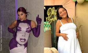 Andrea Valdiri alquiló avioneta para revelar el sexo del bebé de su empleada. ¡Qué detallazo!
