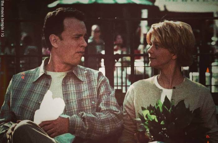 Fotograma de película de Tom Hanks y Meg Ryan