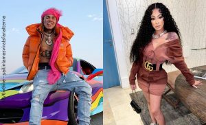 Yailin casi se hace en pantalones en por broma de Tekashi