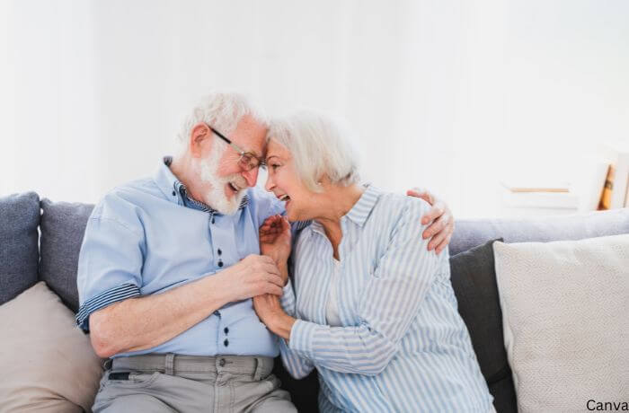 Foto de una pareja de ancianos