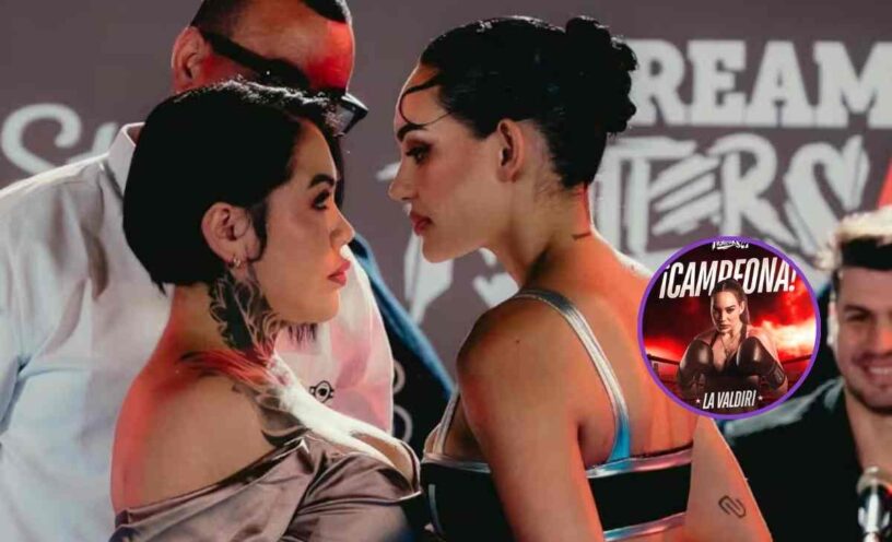 mensaje de Andrea Valdiri a Yina Calderón después de la batalla