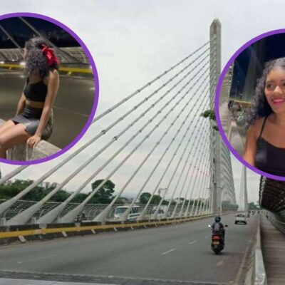 Mujer grabó video para adultos en pleno puente vehicular de Bucaramanga