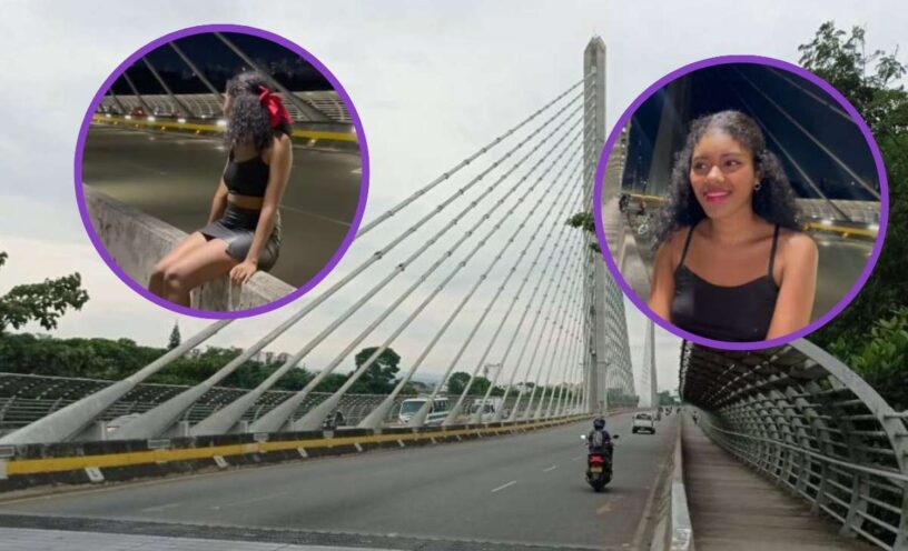 Mujer grabó video para adultos en pleno puente vehicular de Bucaramanga
