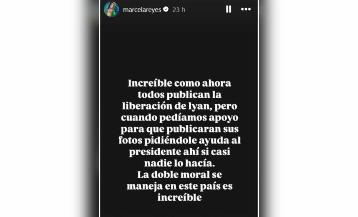 Marcela Reyes habló caso de Lyan Hortúa