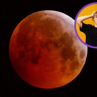 Por qué en un eclipse la luna es roja