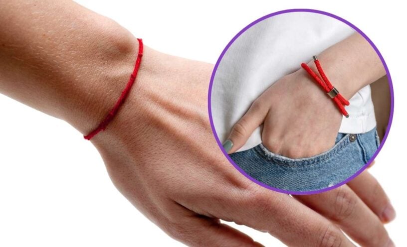 Por qué se debe usar una pulsera roja en la mano