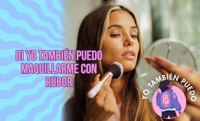 cómo maquillarte con rubor