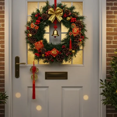 Atrae la abundancia: decora tu puerta en Navidad y recibe el año nuevo con buena energía